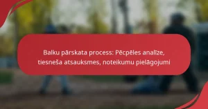 Balku pārskata process: Pēcpēles analīze, tiesneša atsauksmes, noteikumu pielāgojumi