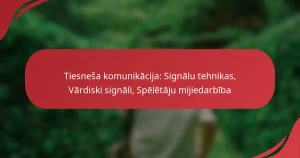 Tiesneša komunikācija: Signālu tehnikas, Vārdiski signāli, Spēlētāju mijiedarbība