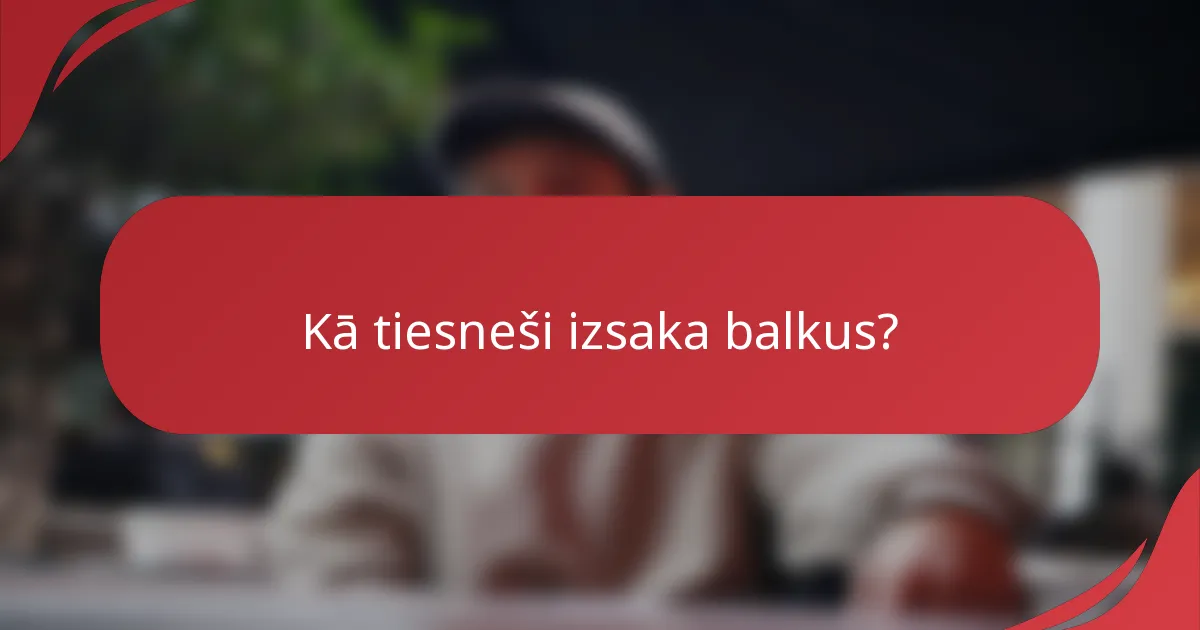 Kā tiesneši izsaka balkus?